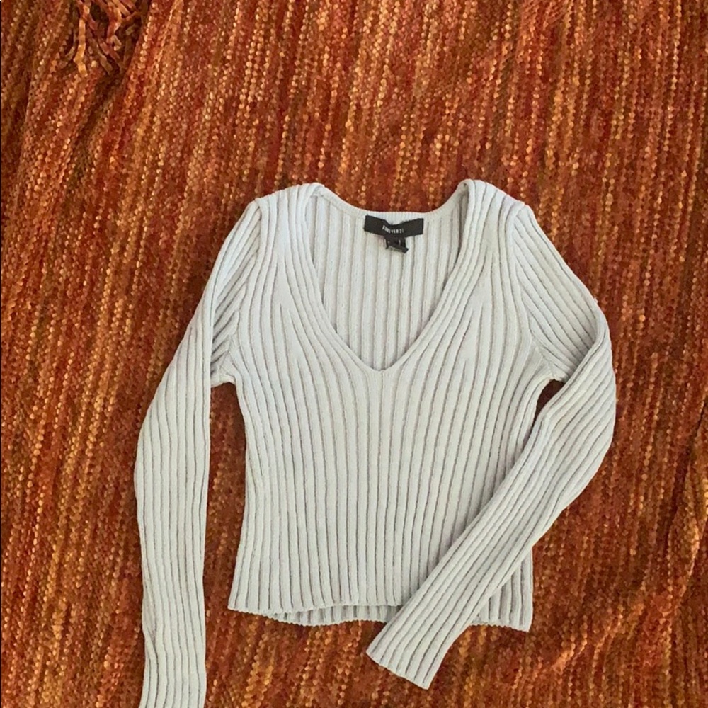 Thick long sleeve w scoop neck